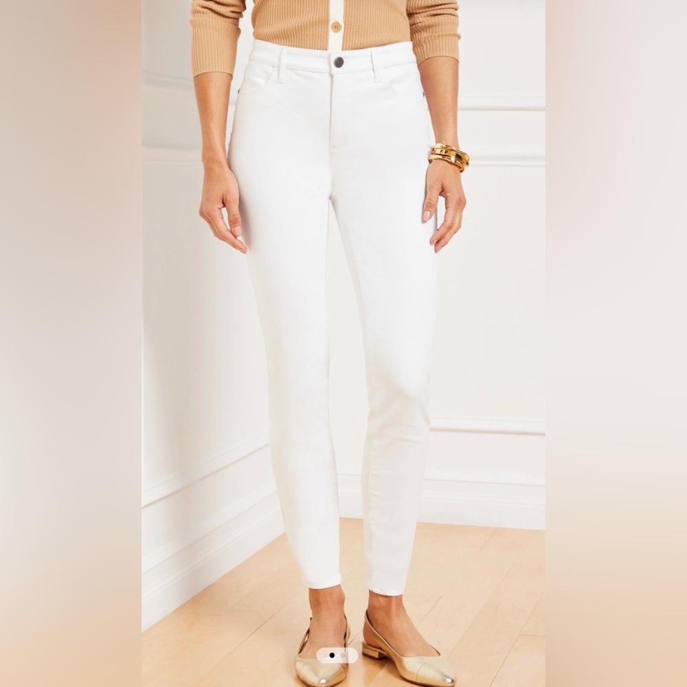 **Talbots Women's White High Waist Jegging